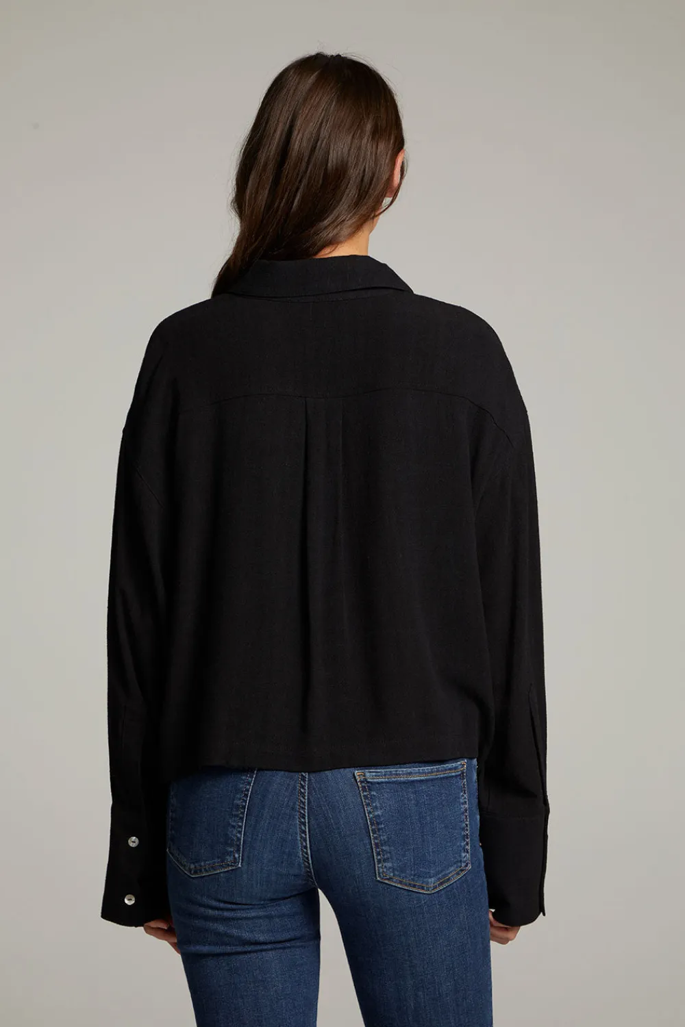 Discount Coral True Black Button Up Top Women Loungewear|Tops