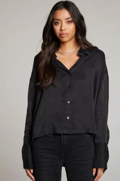 Sale Corall Licorice Button Up Women Loungewear|Tops