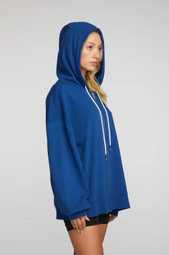 Sale Cotton Fleece Zip Up Hoodie Women Outerwear|Tops