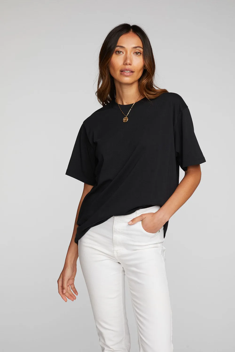 Cheap Cotton Jersey Short Sleeve Crewneck Tee Women Loungewear|Tops