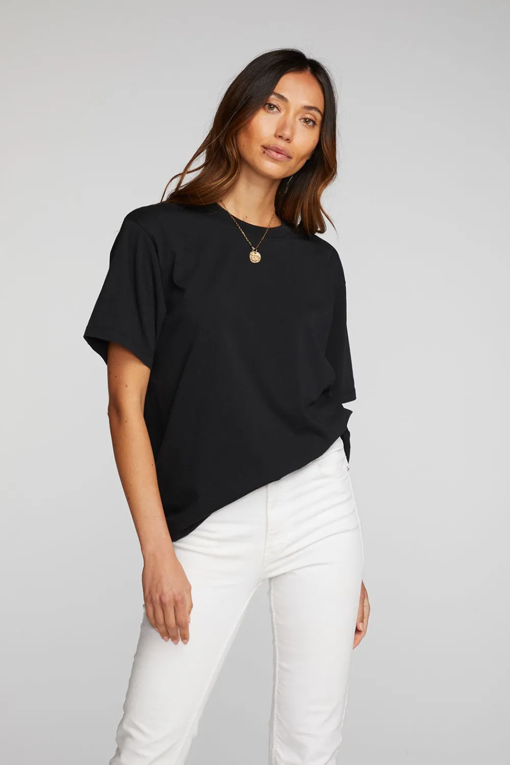 Cheap Cotton Jersey Short Sleeve Crewneck Tee Women Loungewear|Tops