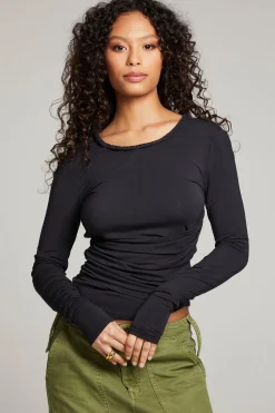 Sale Crime Licorice Long Sleeve Women Loungewear|Tops