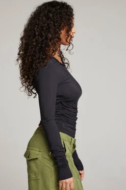 Sale Crime Licorice Long Sleeve Women Loungewear|Tops