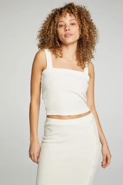 Best Cropped Cami Sweater Tank Women Outerwear|Tops