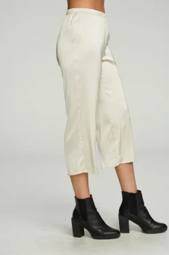 Cheap Cropped Wide Leg Culotte Women Bottoms