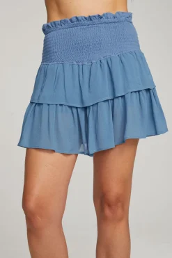 Shop Cruz Vintage Blue Mini Skirt Women Loungewear|Bottoms