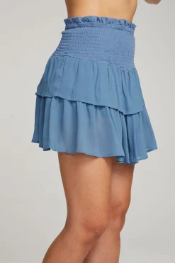 Shop Cruz Vintage Blue Mini Skirt Women Loungewear|Bottoms