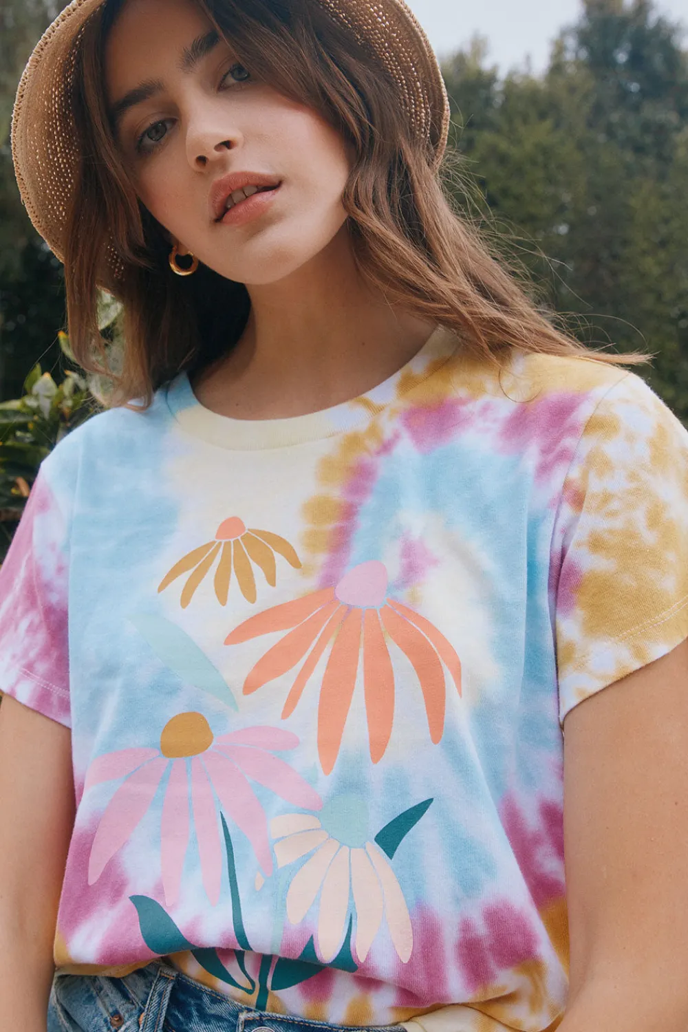 Sale Daisy Bunch Tee Women Loungewear|Graphics