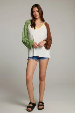 Cheap Demo White Long Sleeve Women Loungewear|Tops