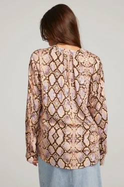 Outlet Denver Python Print Blouse Women Outerwear|Loungewear