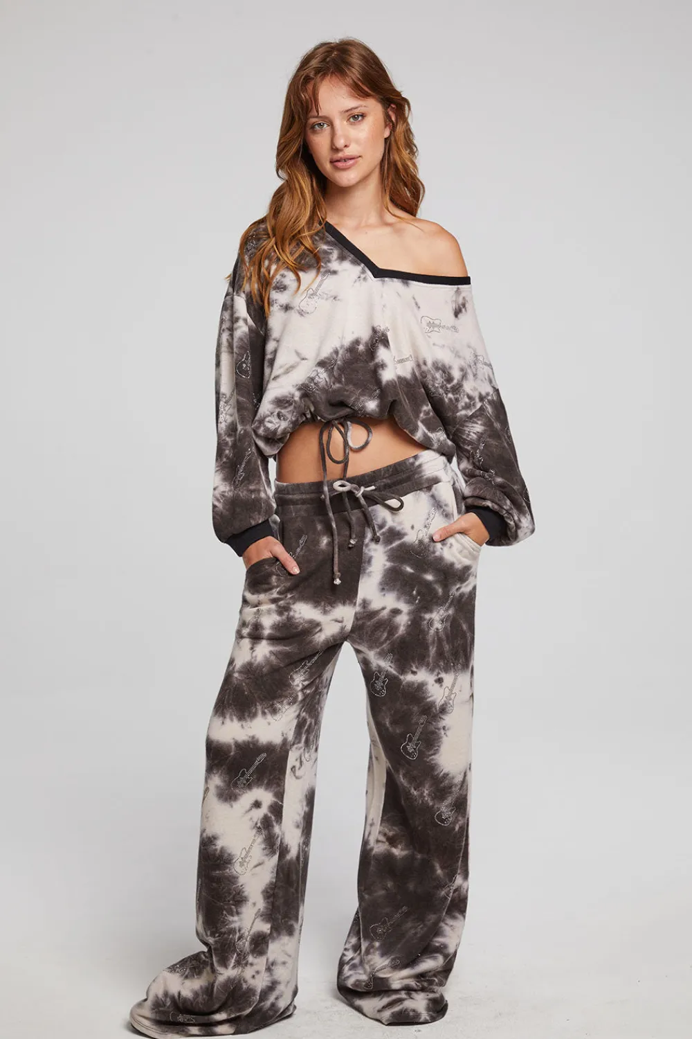 Clearance Diamond Rock Cropped Pullover Women Loungewear|Graphics