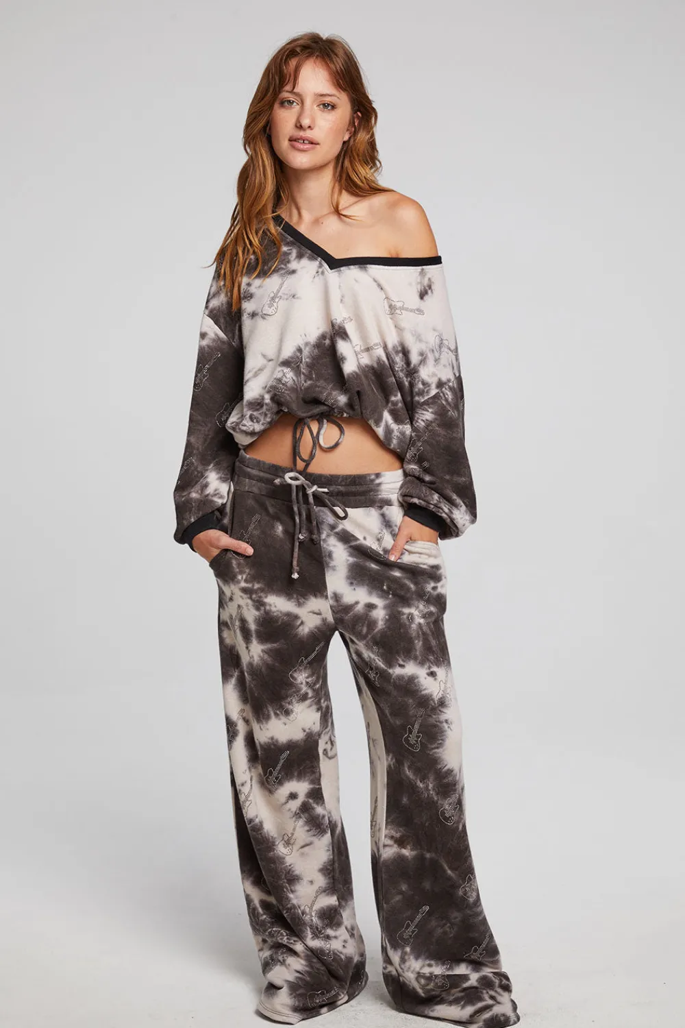 Clearance Diamond Rock Cropped Pullover Women Loungewear|Graphics