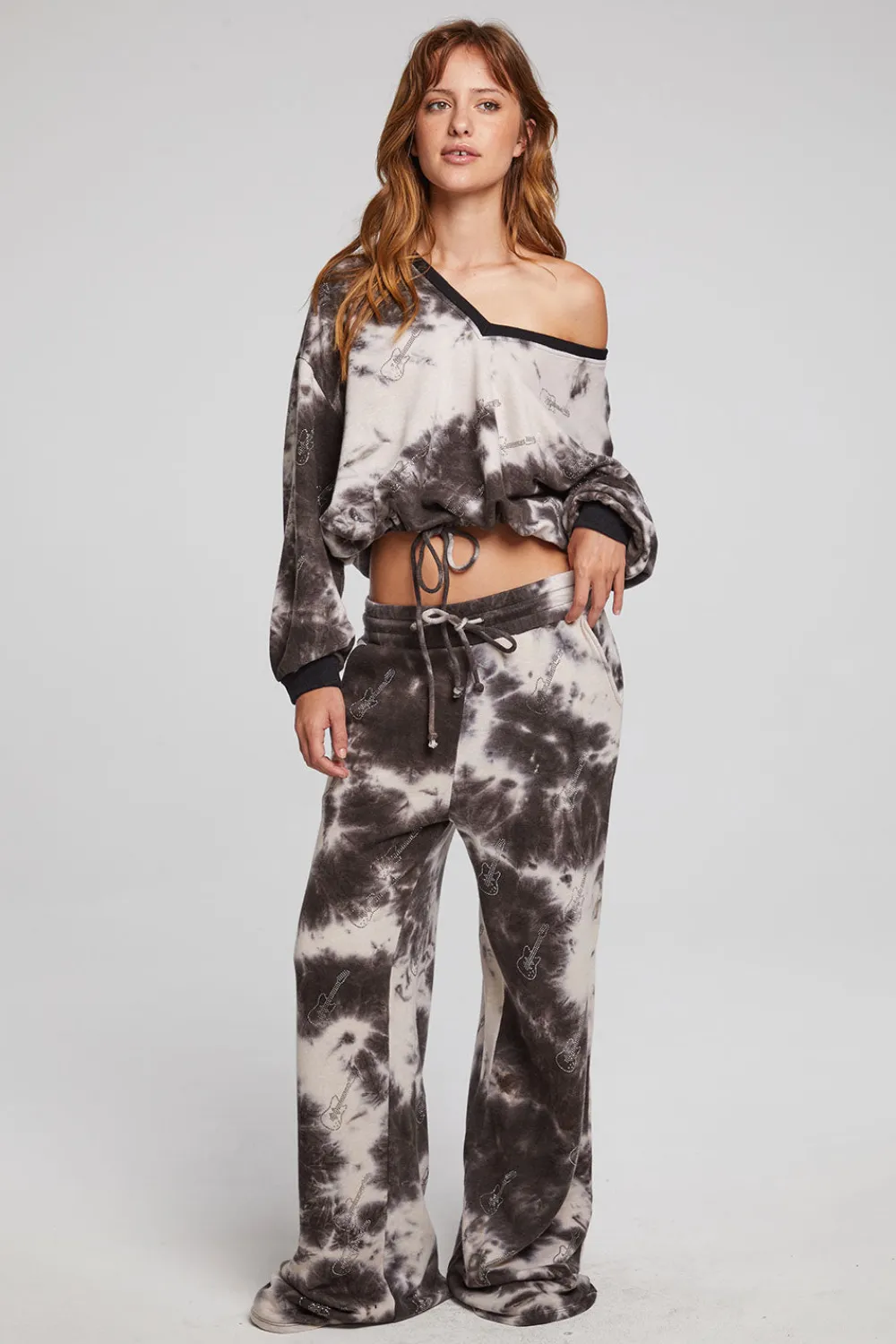 Clearance Diamond Rock Cropped Pullover Women Loungewear|Graphics