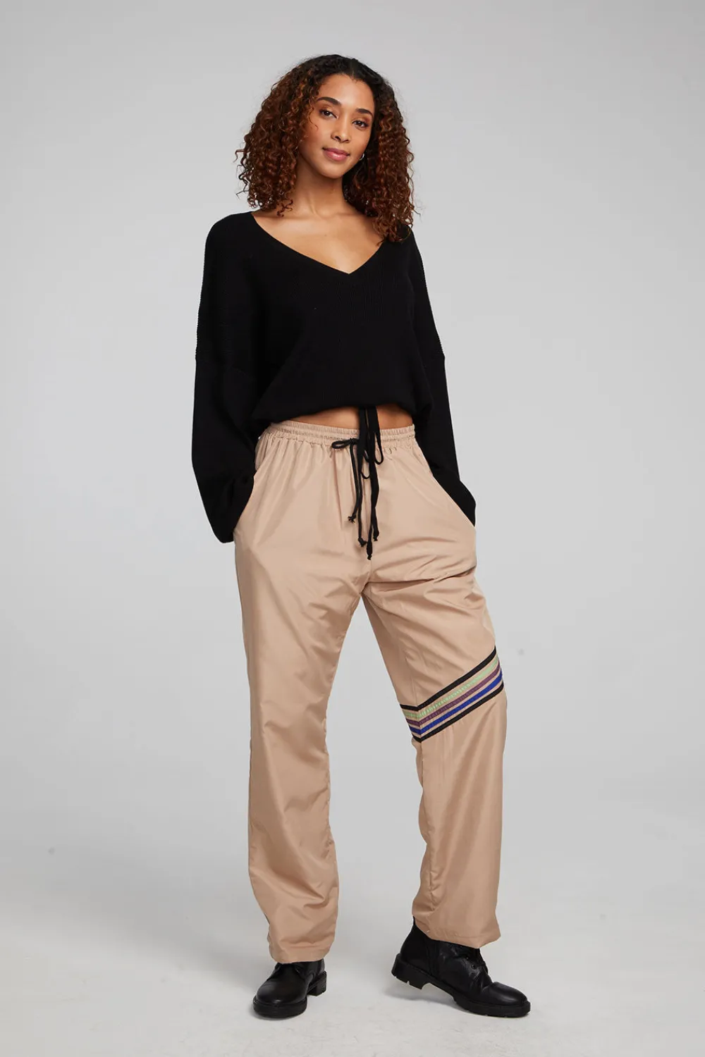 Best Sale Diamond Shadow Black Long Sleeve Women Loungewear