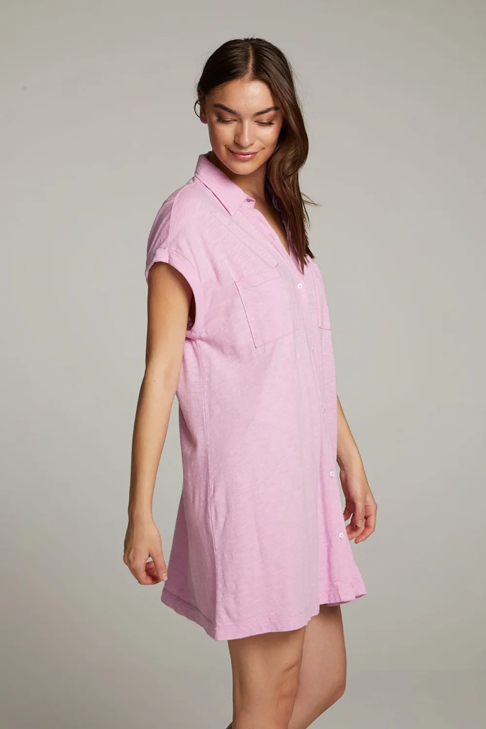 Clearance Downtown Pastel Lavender Mini Dress Women Loungewear|Dresses