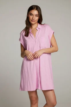 Clearance Downtown Pastel Lavender Mini Dress Women Loungewear|Dresses