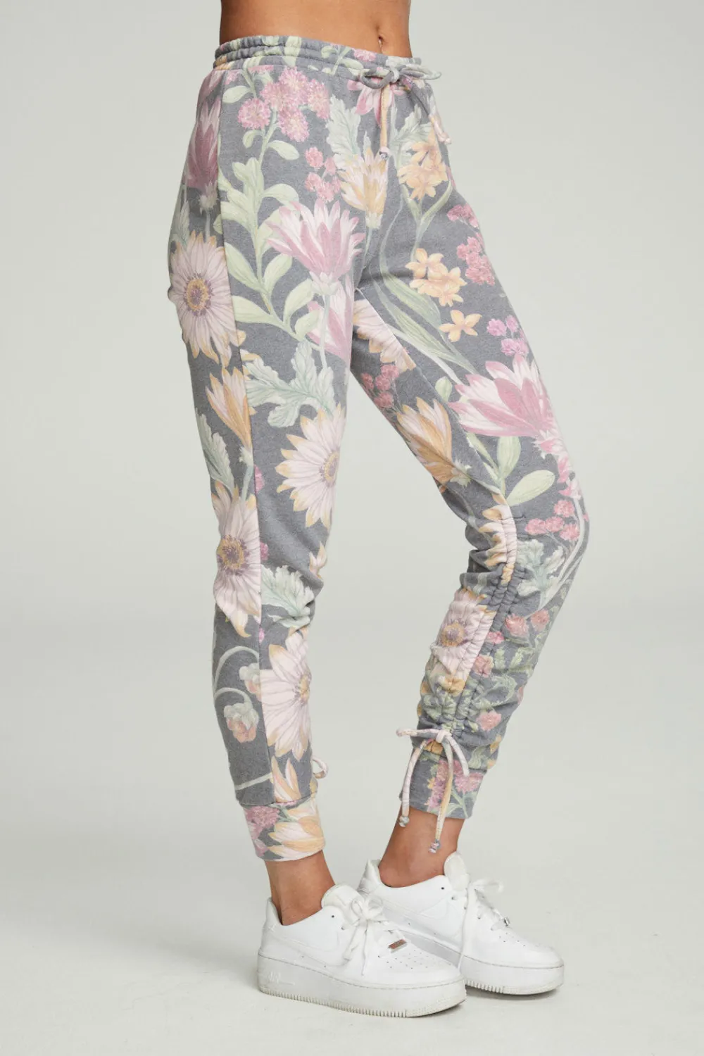 Sale Drawstring Shirred Cuffed Slim Jogger Women Bottoms
