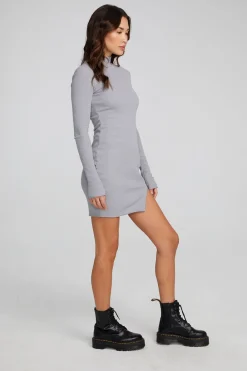 Cheap Edita Silver Grey Mini Dress Women Loungewear|Dresses