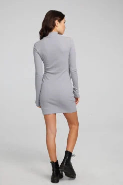 Cheap Edita Silver Grey Mini Dress Women Loungewear|Dresses