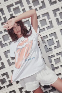 Fashion Electra White Short Women Loungewear|Bottoms