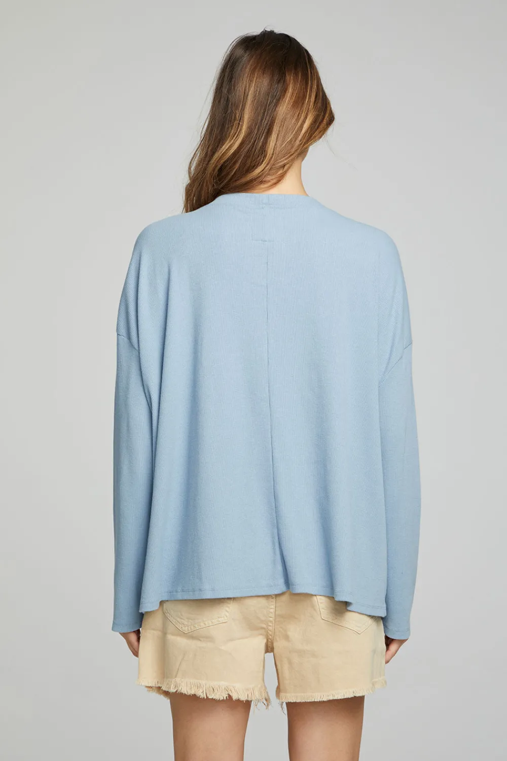 Sale Electric Button Down - Faded Denim Women Outerwear|Loungewear
