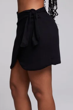 New Elena Black Mini Skirt Women Loungewear|Bottoms