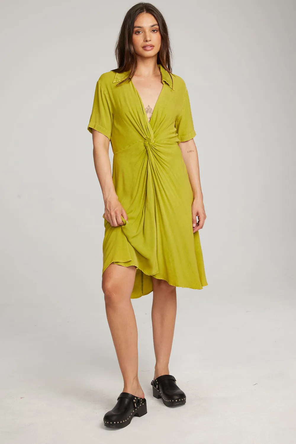 Hot Elsa Citron Midi Dress Women Loungewear|Dresses