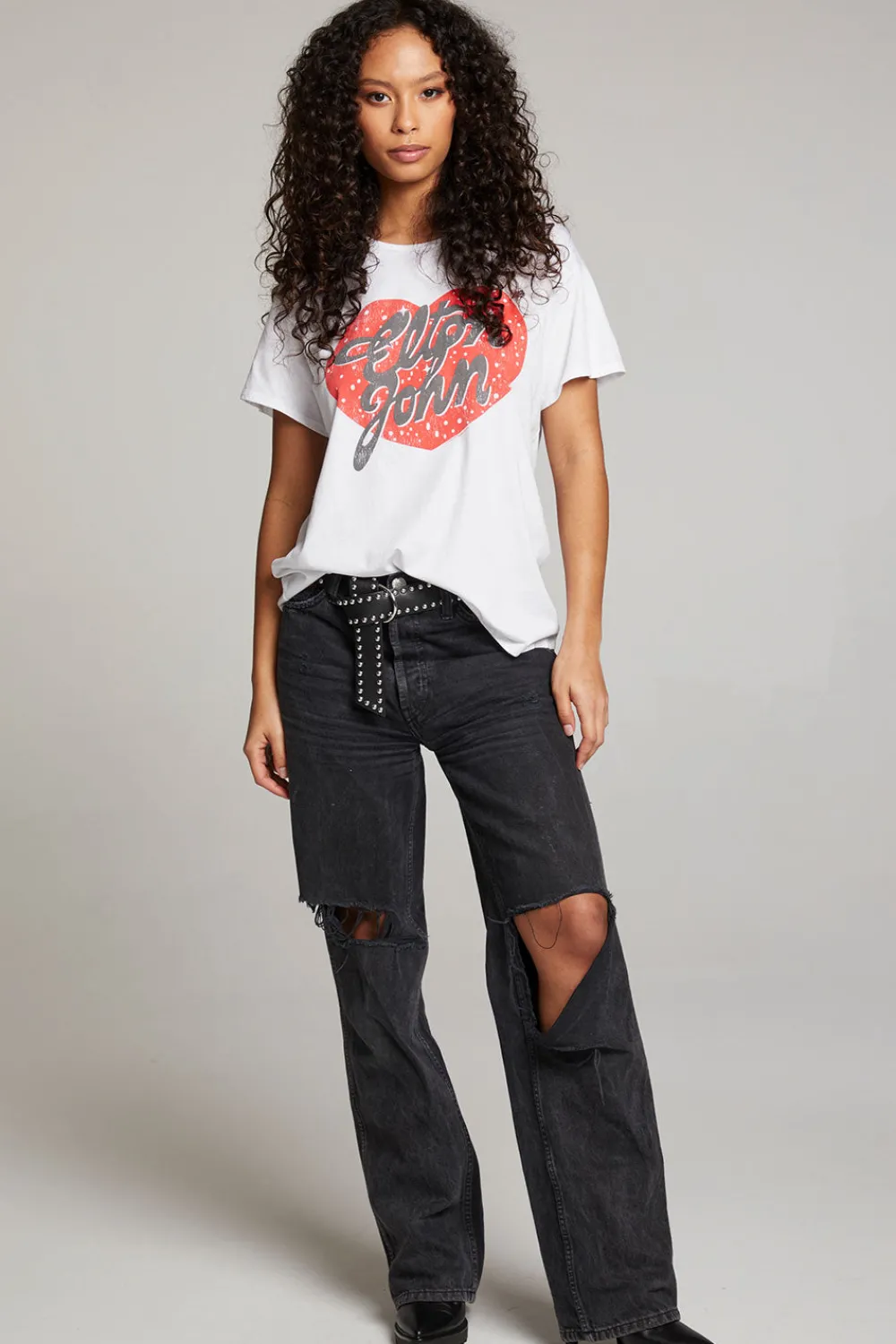 Flash Sale Elton John Script Logo Heart Women Loungewear|Music
