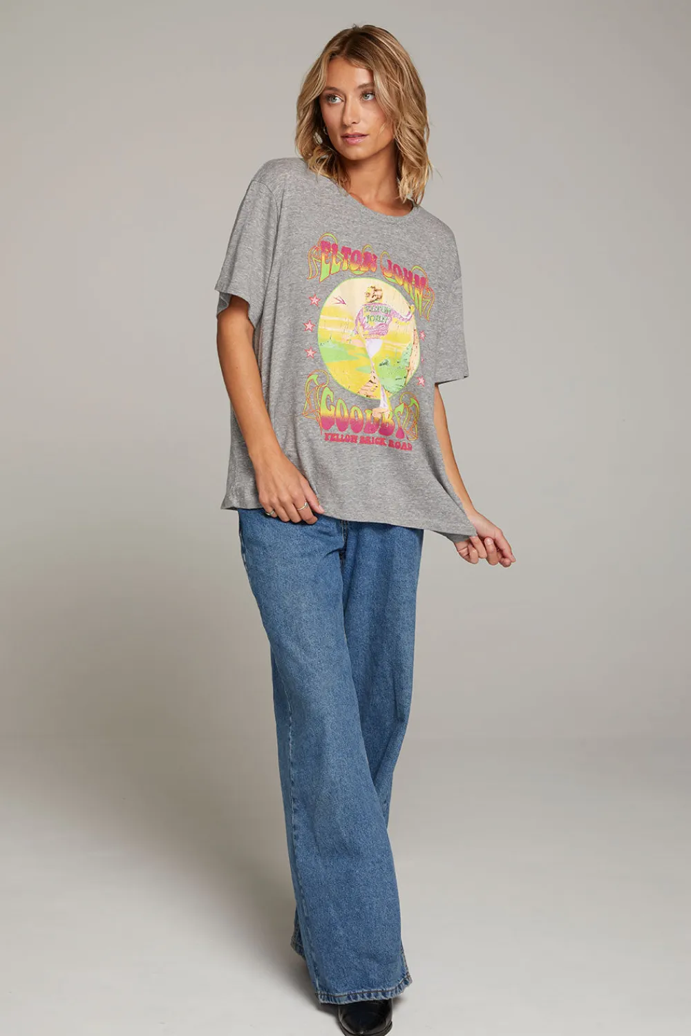 Hot Elton John Yellow Brick Road Tee Women Loungewear|Music