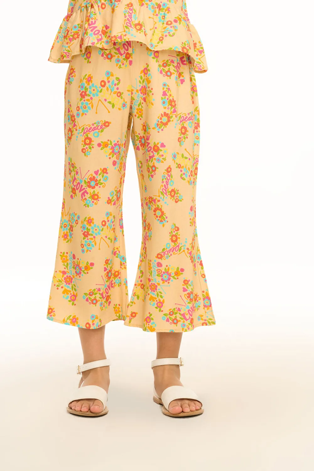 Outlet Emma Summer Of Love Print Trousers Kids Girls