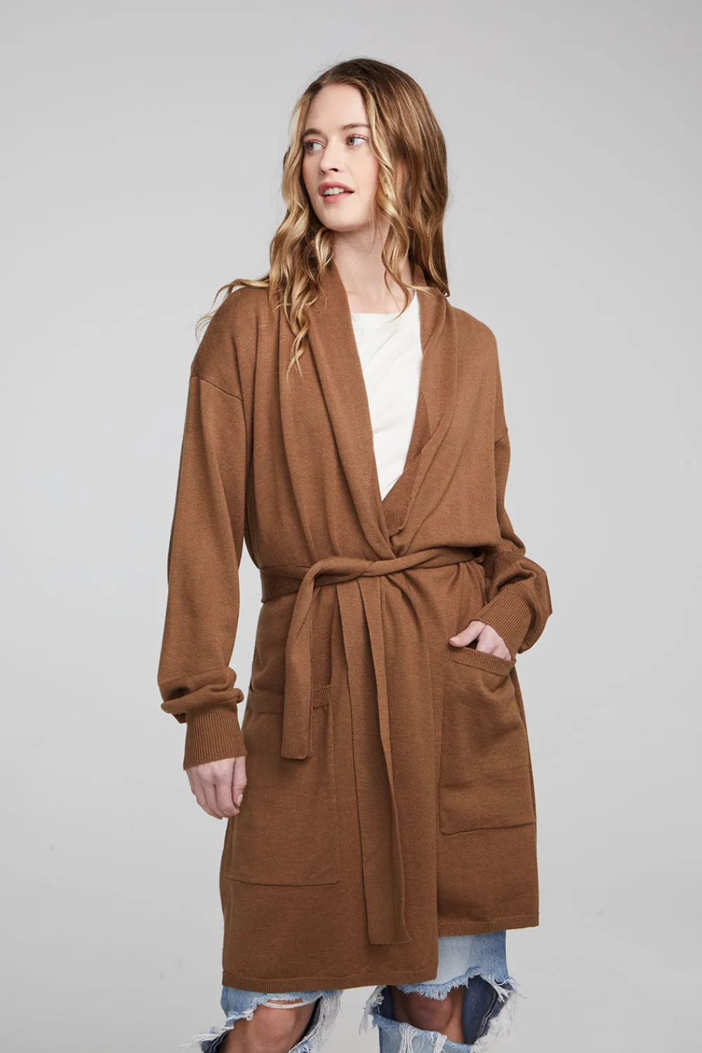Online Eve Deep Taupe Sweater Women Outerwear|Loungewear