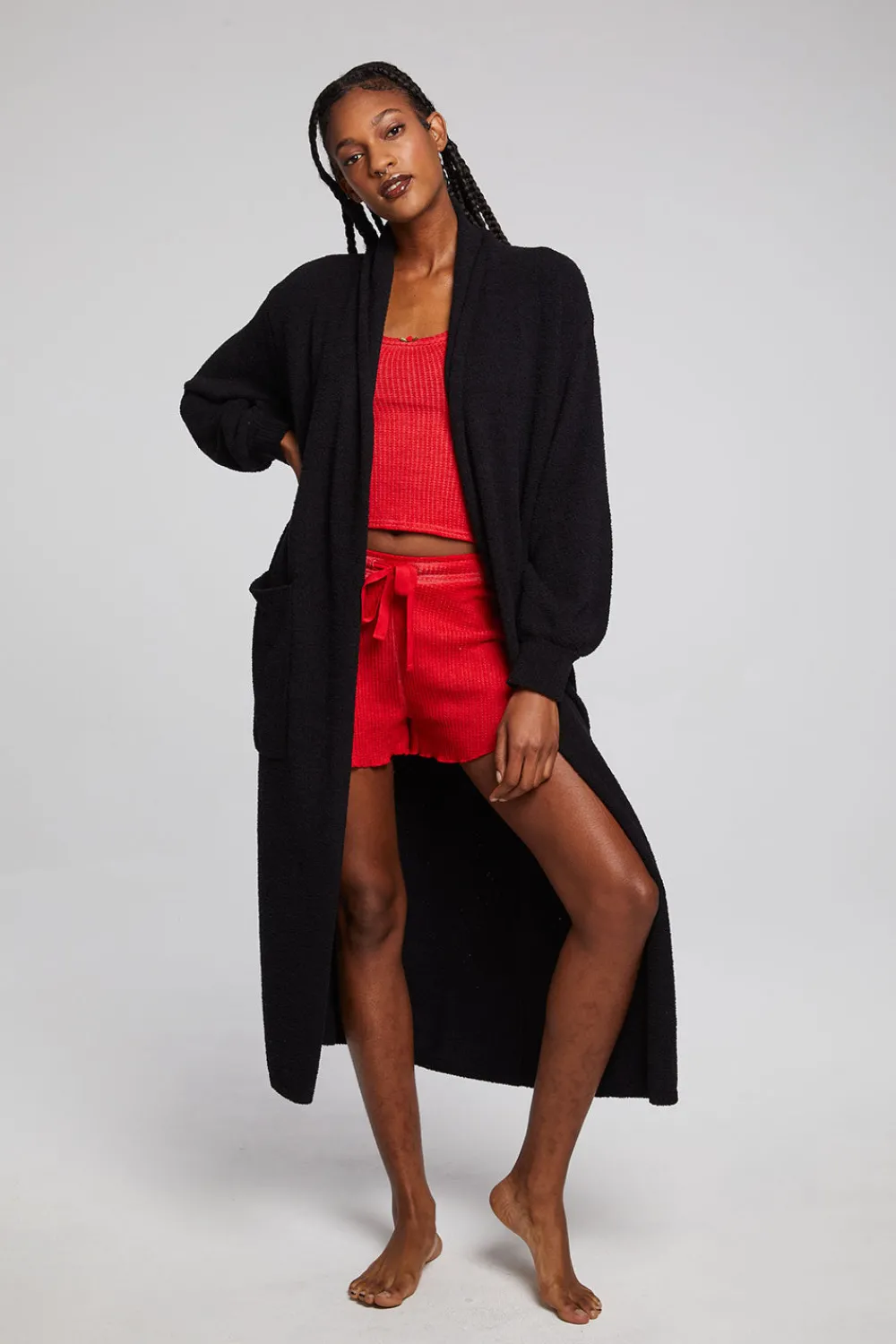 Discount Evee Maxi Licorice Cardigan Women Outerwear|Tops