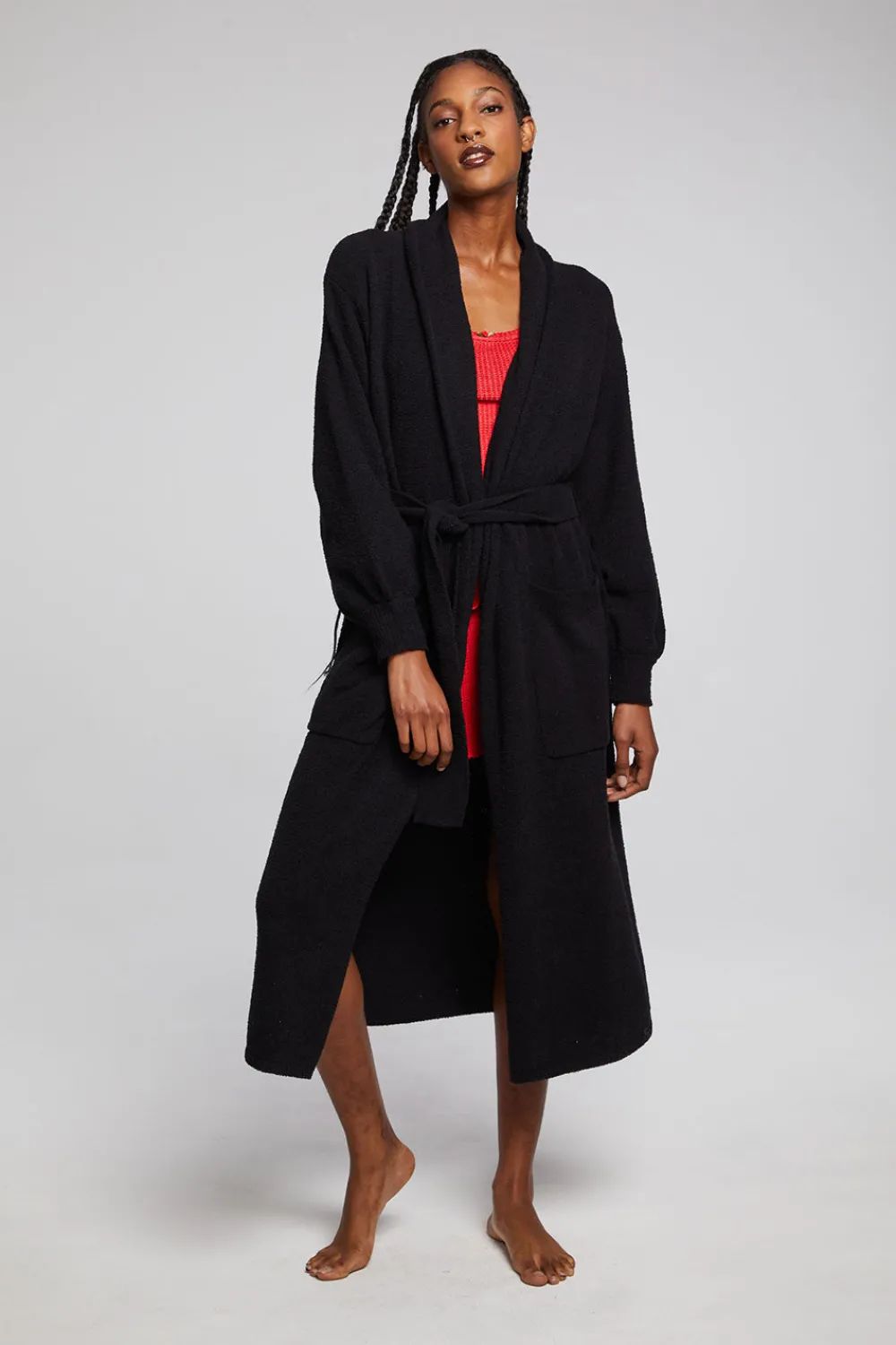 Discount Evee Maxi Licorice Cardigan Women Outerwear|Tops