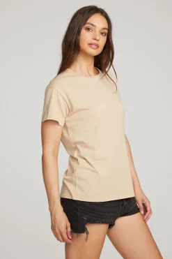 Flash Sale Everyday Essential Cappuccino Crew Neck Tee Women Loungewear|Essentials