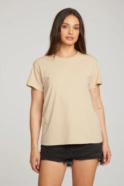 Flash Sale Everyday Essential Cappuccino Crew Neck Tee Women Loungewear|Essentials