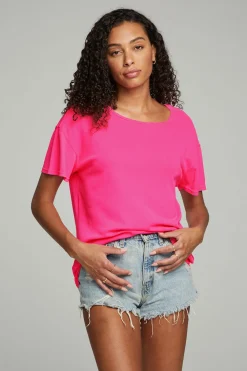 Shop Everyday Essential V Neck Tee - Dragon Women Loungewear|Essentials