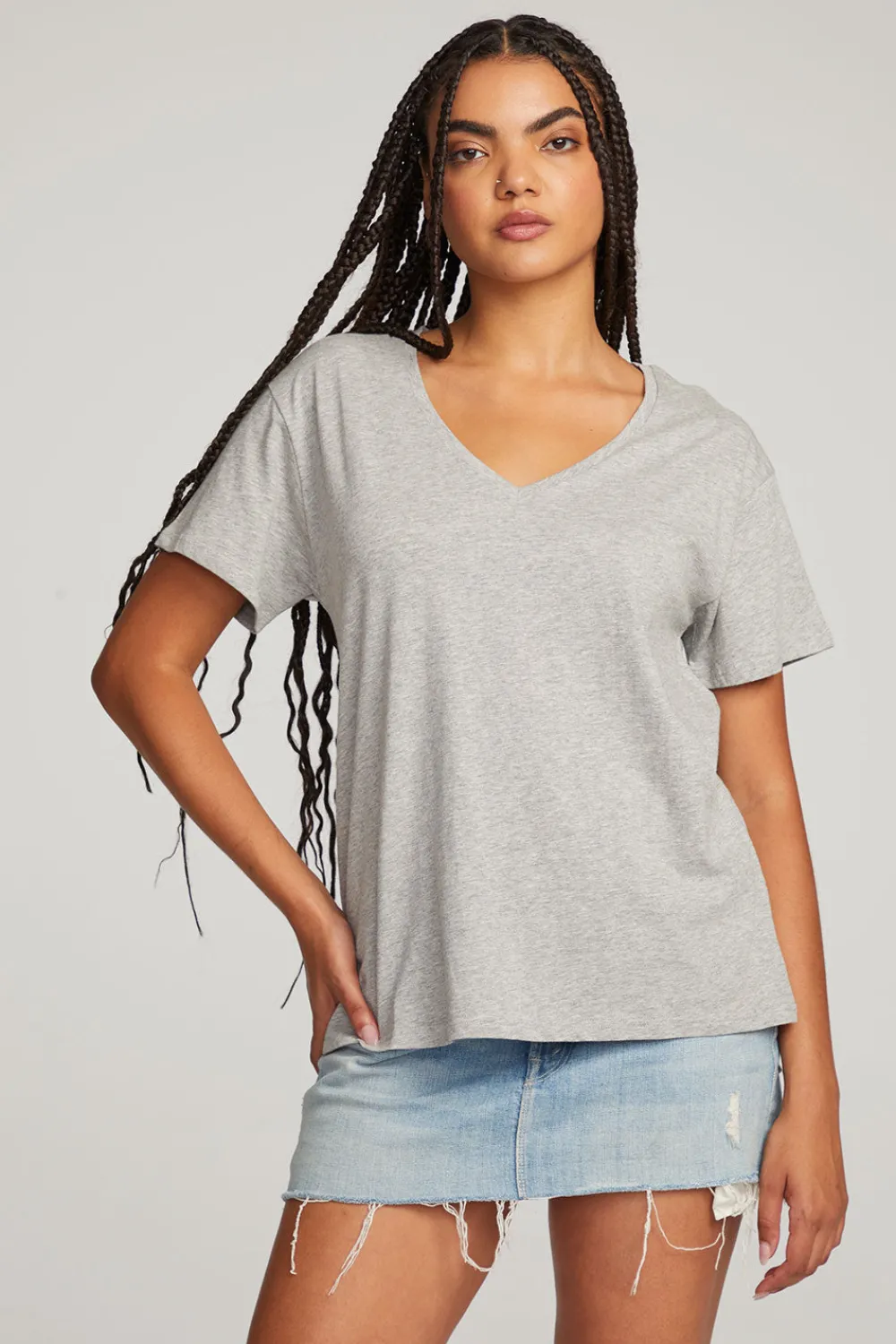 Sale Everyday Essential V-neck Tee Women Loungewear|Essentials
