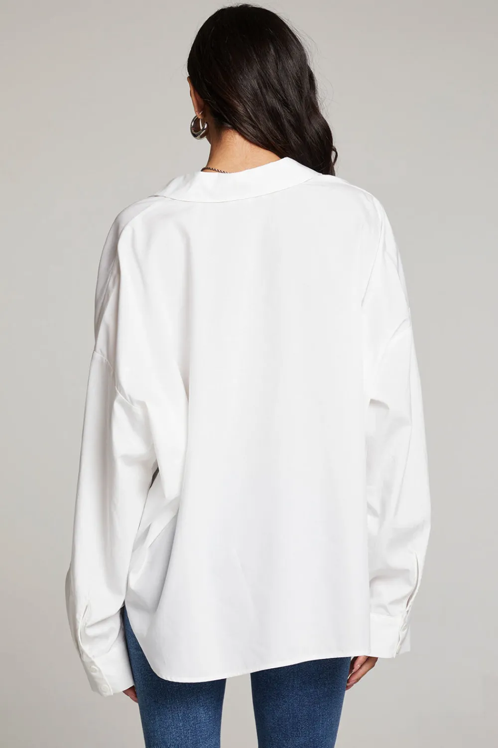 Outlet Ezra White Button Up Women Loungewear|Tops