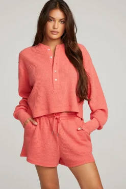 Hot Flame Long Sleeve Women Loungewear|Tops