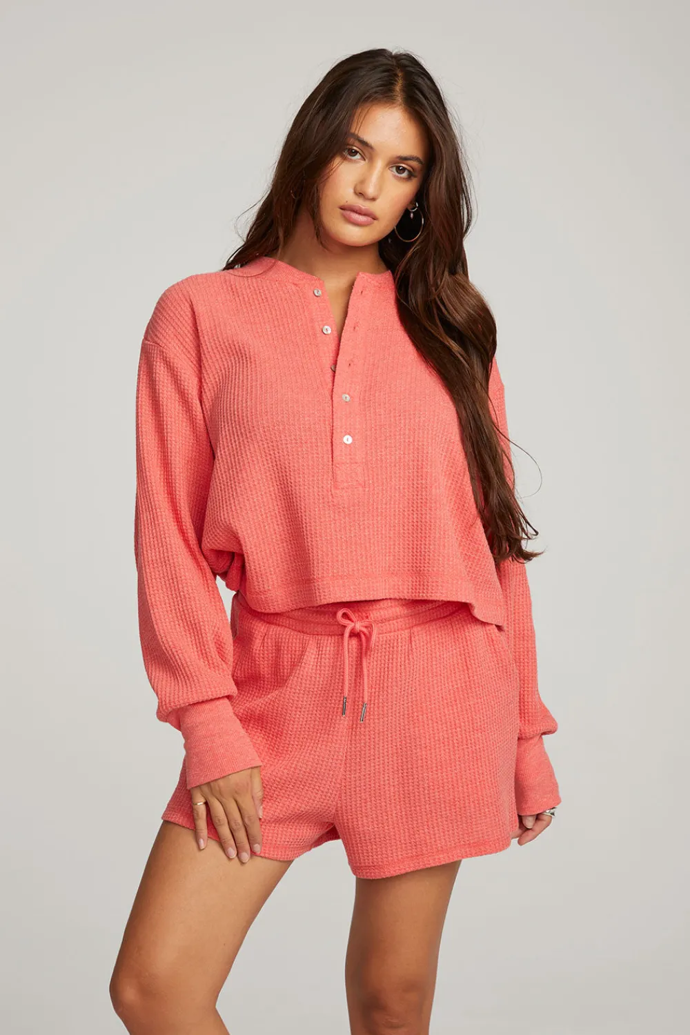 Hot Flame Long Sleeve Women Loungewear|Tops