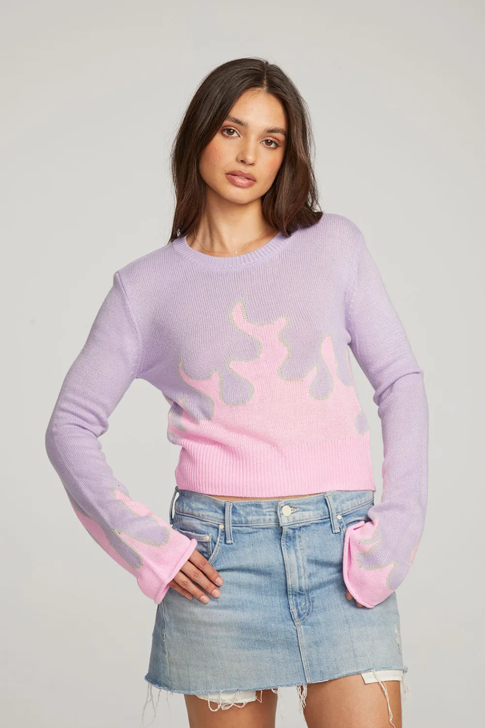 Hot Flame Sweater Women Loungewear|Graphics