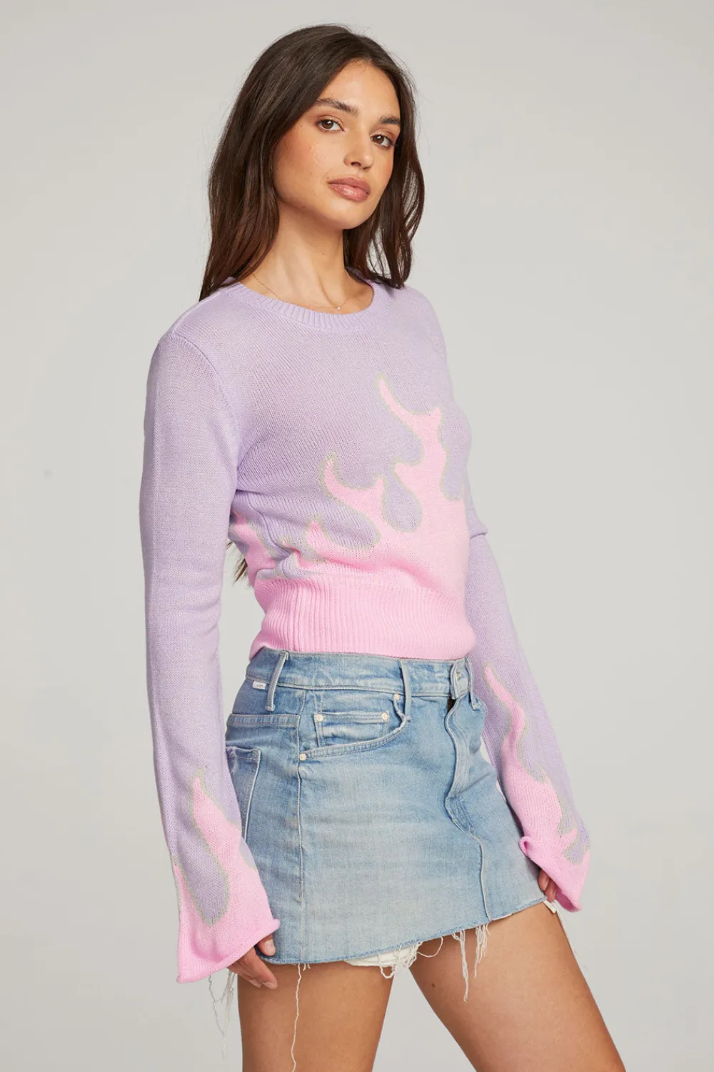 Hot Flame Sweater Women Loungewear|Graphics