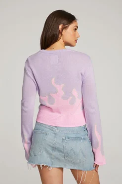 Hot Flame Sweater Women Loungewear|Graphics