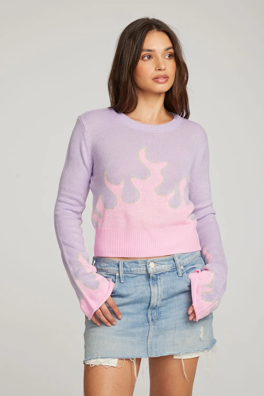 Hot Flame Sweater Women Loungewear|Graphics