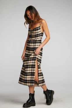Sale Flannel Midi Slip Dress Women Loungewear|Dresses