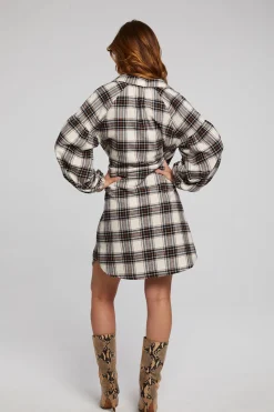 Fashion Folk Americana Plaid Mini Dress Women Loungewear|Dresses