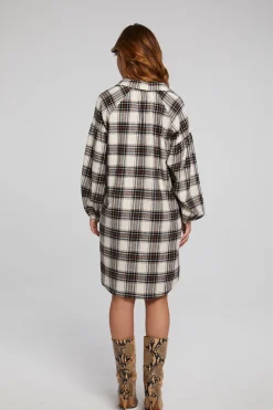 Fashion Folk Americana Plaid Mini Dress Women Loungewear|Dresses