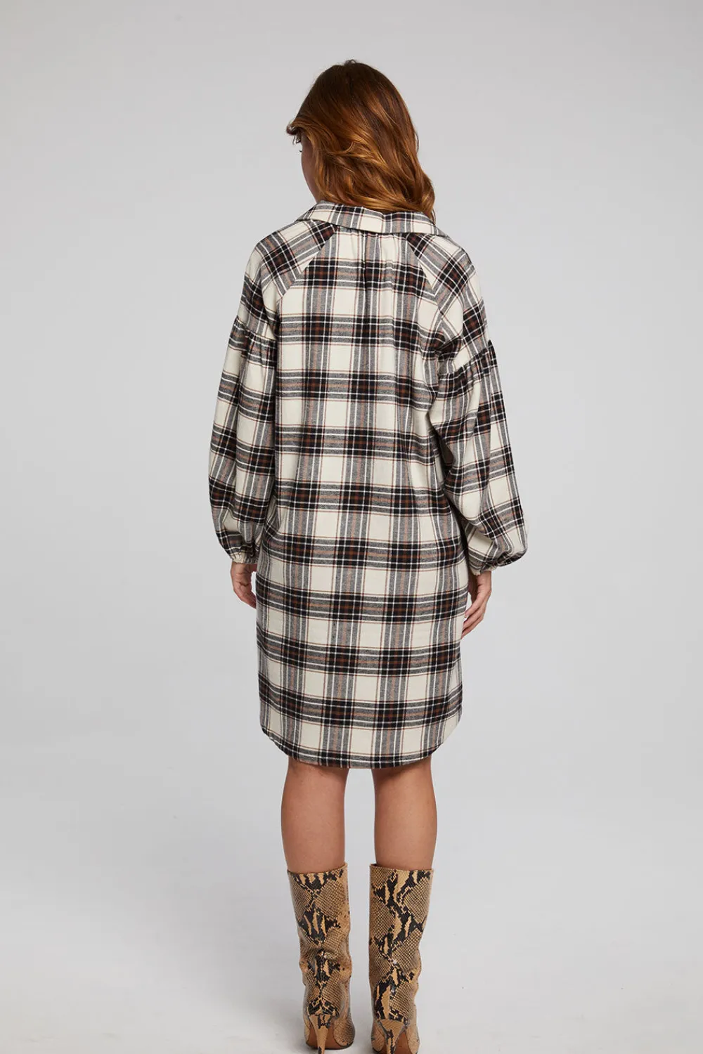 Fashion Folk Americana Plaid Mini Dress Women Loungewear|Dresses