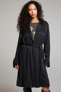 Shop Ford Licorice Trench Coat Women Outerwear|Loungewear