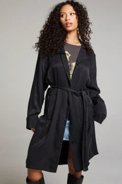 Shop Ford Licorice Trench Coat Women Outerwear|Loungewear